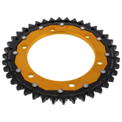 Kettenrad Dual 40Z Teilung 530 gold ZF Innendurchmesser 120 Lochkreis 140 passend für: Kawasaki VN, ZZR