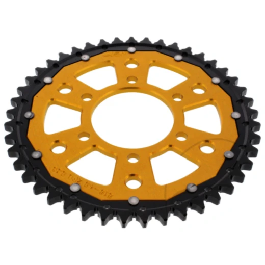 Dual Kettenrad 45Z 530 gold ZF für Motorräder