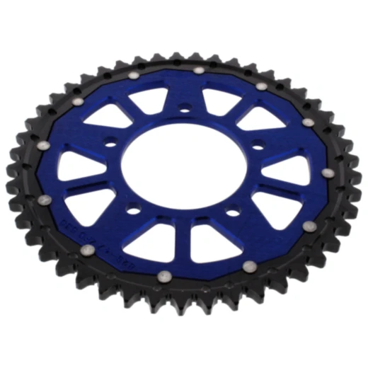 Kettenrad Dual 47Z 530 für Motorräder blau