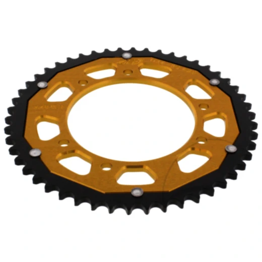 Kettenrad Dual 50Z Teilung 428 gold ZF Innendurchmesser 105 Lochkreis 125 passend für: Rieju Marathon, Tango, RS - 3