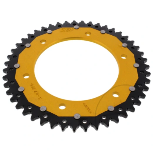 Kettenrad Dual 47Z Teilung 525 gold ZF Innendurchmesser 140 Lochkreis 168 passend für: BMW F (800, 650, 700)