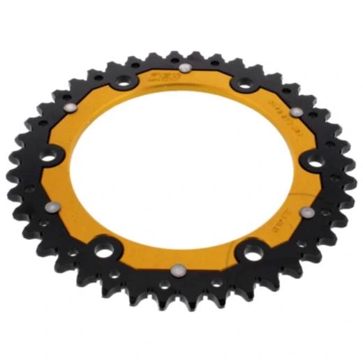 Kettenrad Dual 42Z Teilung 525 gold ZF Innendurchmesser 140 Lochkreis 168 passend für: BMW F (800, 650, 700)