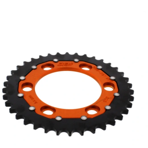 Kettenrad Dual 38Z 525 orange ZF für Motorräder