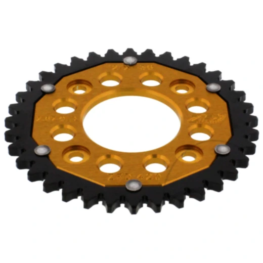 Kettenrad Dual 36Z Teilung 420 gold ZF Innendurchmesser 058 Lochkreis 090 passend für: Honda ANF, MSX, AFS