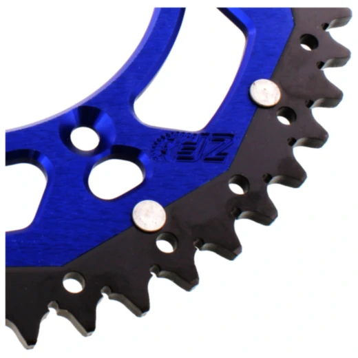 Kettenrad Dual 51Z Teilung 520 blau ZF Innendurchmesser 136 Loc