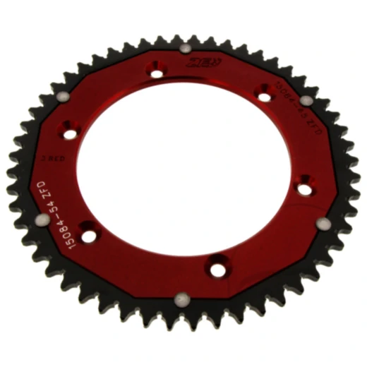 Kettenrad Dual 54Z Teilung 428 rot ZF Innendurchmesser 136 Lochkreis 156 passend für: Husqvarna TE, SMR, SMS4