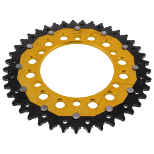 Kettenrad Dual 41Z Teilung 520 gold ZF Innendurchmesser 106 Lochkreis 125 passend für: Triumph Bonneville, Daytona, Street Scrambler