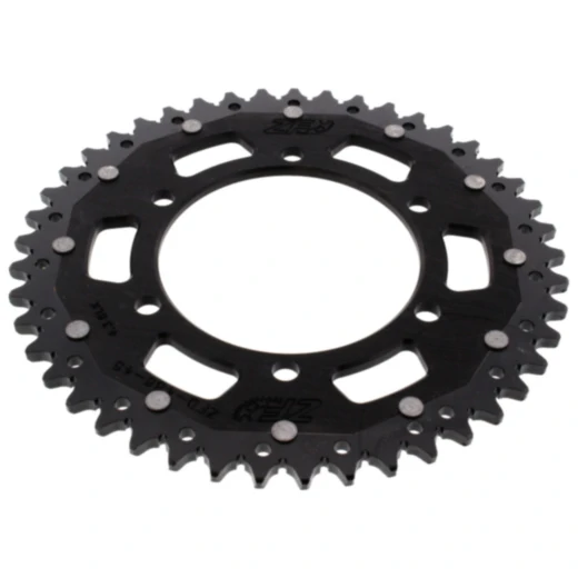 Kettenrad Dual 45Z Teilung 520 schwarz ZF Innendurchmesser 110 Lochkreis 130 passend für: Kawasaki Ninja, GPZ, Z