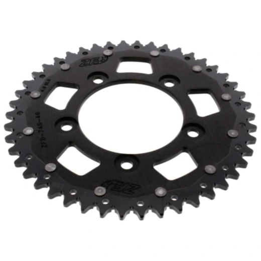 Kettenrad Dual 46Z Teilung 520 schwarz ZF Innendurchmesser 100 Lochkreis 124 passend für: Ducati Scrambler, Monster, Panigale