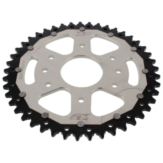 Kettenrad Dual 45Z Teilung 520 silber ZF Innendurchmesser 063 Lochkreis 110 passend für: Husqvarna Svartpilen, Vitpilen, SM