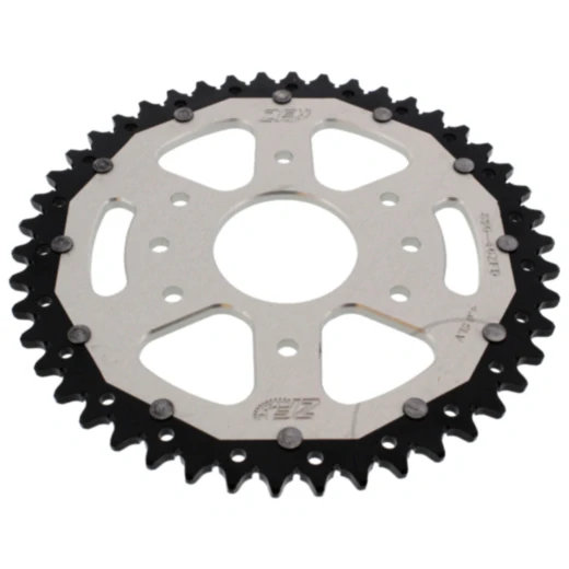 Kettenrad Dual 46Z Teilung 520 silber ZF Innendurchmesser 063 Lochkreis 110 passend für: Husqvarna Svartpilen, Vitpilen, SM