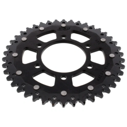 Kettenrad Dual 42Z Teilung 525 schwarz ZF Innendurchmesser 080 Lochkreis 104 passend für: Kawasaki Z, ZX - 10R, KLZ
