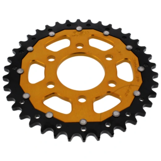 Kettenrad Dual 38Z Teilung 525 gold ZF Innendurchmesser 61. 5 Lochkreis 088 passend für: Royal Enfield Himalayan