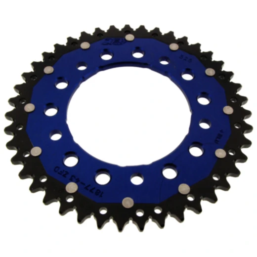 Dual Kettenrad 43 Zähne 525 Blau ZF für Motorräder