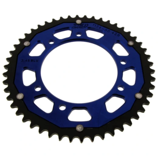 Kettenrad Dual 50Z Teilung 428 blau ZF Innendurchmesser 105 Lochkreis 125 passend für: Rieju Marathon, Tango, RS - 3