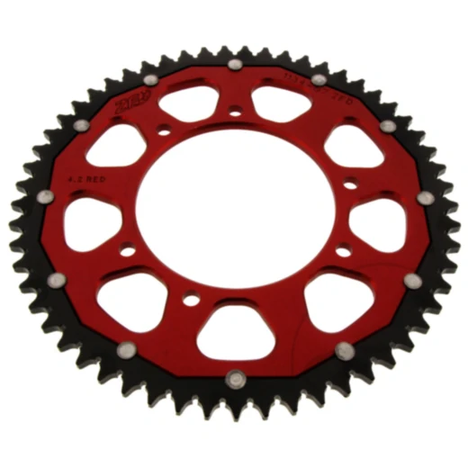 Kettenrad Dual 57Z Teilung 428 rot ZF Innendurchmesser 105 Lochkreis 125 passend für: Rieju Marathon, Tango, RS - 3