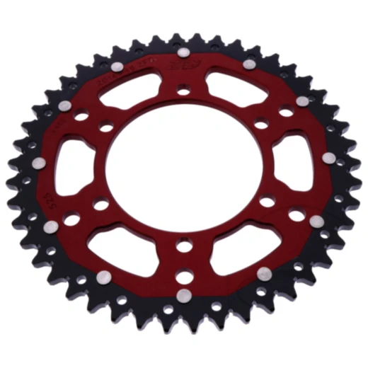 Kettenrad Dual 46Z Teilung 525 rot ZF Innendurchmesser 106 Lochkreis 125 passend für: Triumph Tiger, Street Triple, Bonneville