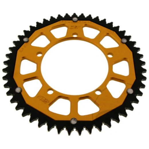 Kettenrad Dual 49Z Teilung 428 gold ZF Innendurchmesser 096 Lochkreis 108 passend für: MZ/MUZ SM