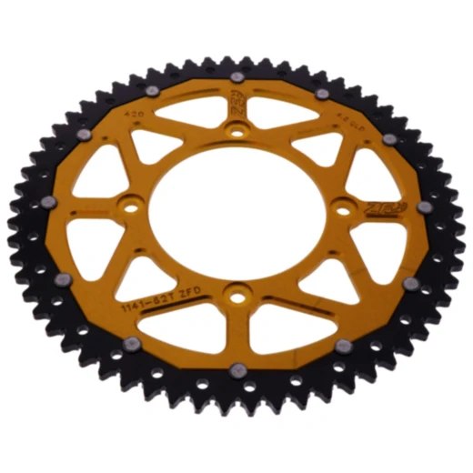 Kettenrad Dual 62Z Teilung 420 gold ZF Innendurchmesser 100 Lochkreis 120 passend für: Beta RR, REV