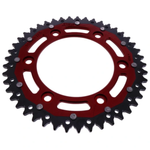 Kettenrad Dual 45Z Teilung 520 rot ZF Innendurchmesser 125 Lochkreis 150 passend für: Honda XR