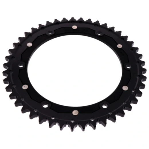 Kettenrad Dual 45Z Teilung 530 schwarz ZF Innendurchmesser 155 Lochkreis 176 passend für: Triumph Speed Triple, Sprint, Daytona