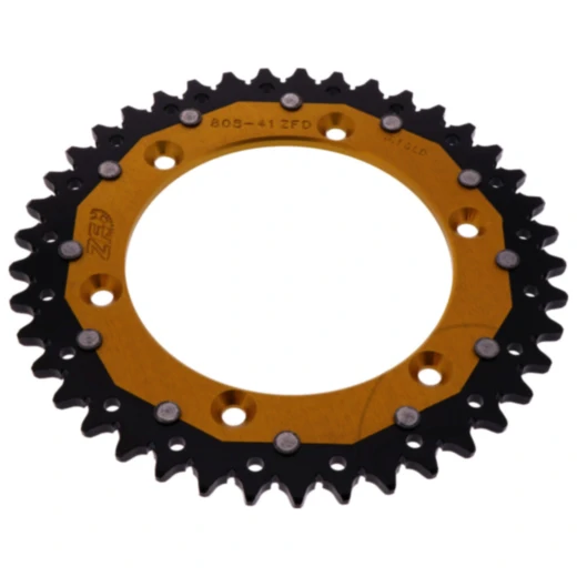 Kettenrad Dual 41Z 520 gold für ZF Motorräder