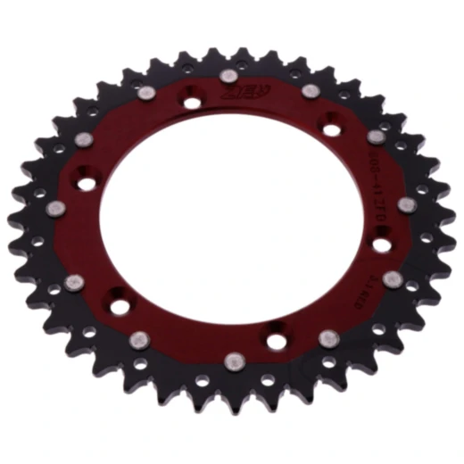 ZF Dual Kettenrad 41Z 520 rot für Motorräder