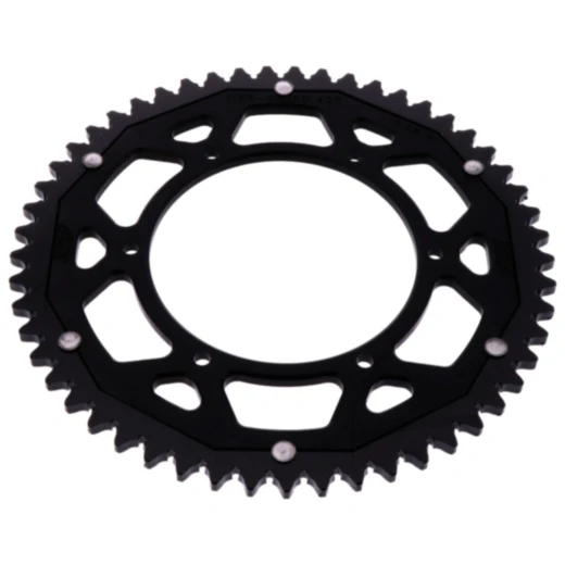 Kettenrad Dual 53Z Teilung 420 schwarz ZF Innendurchmesser 108 Lochkreis 123 passend für: Derbi GPR, Senda