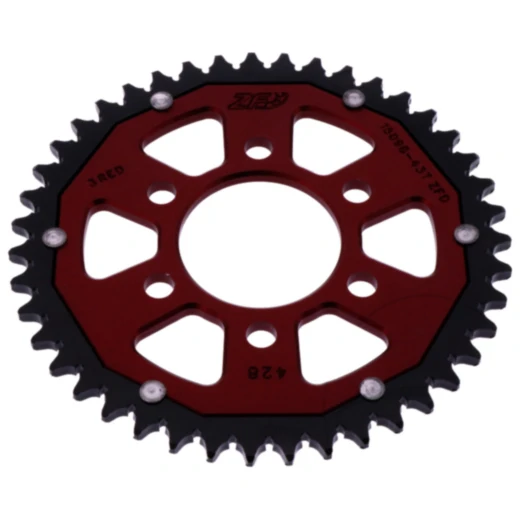Kettenrad Dual 43Z Teilung 428 rot ZF Innendurchmesser 058 Lochkreis 082 passend für: Keeway RKS, K - Light, RKR