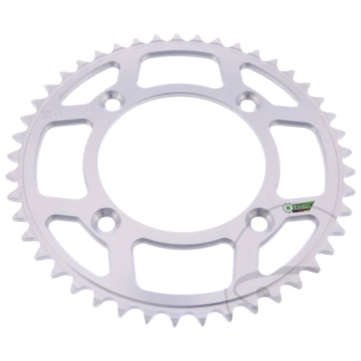 Alu - Kettenrad 45Z Teilung 415 silber Esjot Innendurchmesser 090 Lochkreis 110 passend für: KTM SX, SX - E5, SX - E3