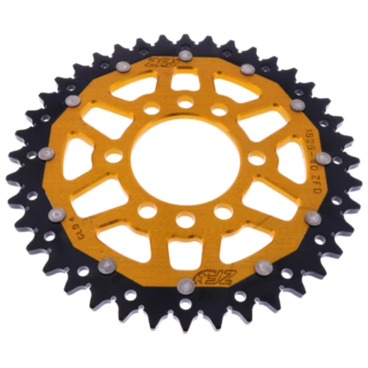 Kettenrad Dual 40Z Teilung 520 gold ZF Innendurchmesser 136 Lochkreis 156 passend für: Suzuki LT - Z