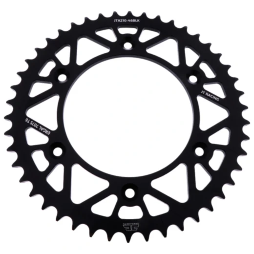 Alu - Kettenrad 46Z Teilung 520 schwarz JT Innendurchmesser 125 Lochkreis 153 passend für: Honda CRF, CR, XR
