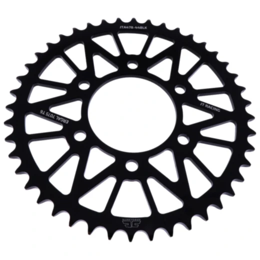 Alu - Kettenrad 44Z Teilung 520 schwarz JT Innendurchmesser 080 Lochkreis 104 passend für: Kawasaki Z, ZX - 6R, KLE