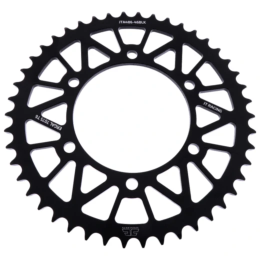 Alu - Kettenrad 46Z Teilung 520 schwarz JT Innendurchmesser 110 Lochkreis 130 passend für: Kawasaki Ninja, GPZ, Z