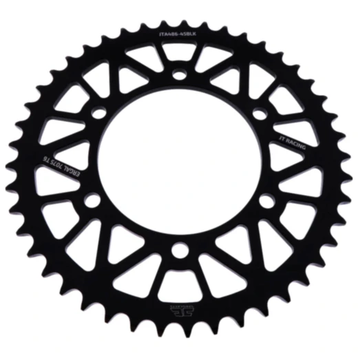 Alu - Kettenrad 45Z Teilung 520 schwarz JT Innendurchmesser 110 Lochkreis 130 passend für: Kawasaki Ninja, GPZ, Z