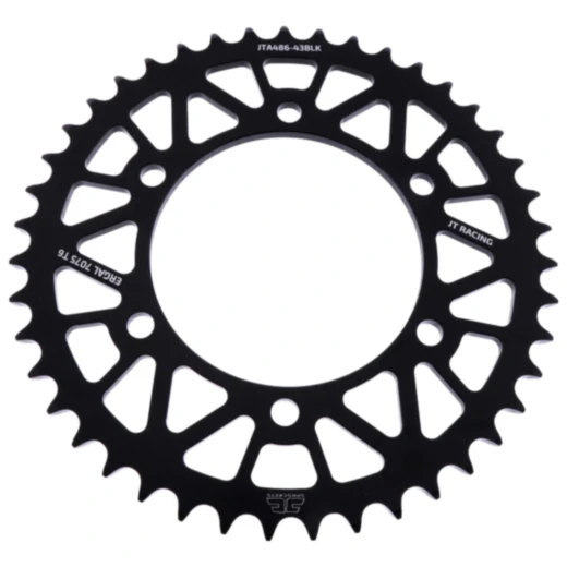 Alu - Kettenrad 43Z Teilung 520 schwarz JT Innendurchmesser 110 Lochkreis 130 passend für: Kawasaki Ninja, GPZ, Z