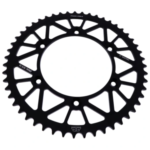 Alu - Kettenrad 51Z Teilung 520 schwarz JT Innendurchmesser 130 Lochkreis 150 passend für: Fantic XEF, XX, XXF