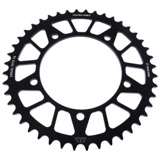 Alu - Kettenrad 44Z Teilung 520 schwarz JT Innendurchmesser 120 Lochkreis 140 passend für: Triumph Bonneville, Scrambler, Thruxton