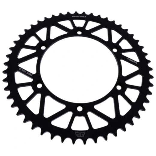 Alu - Kettenrad 50Z Teilung 520 schwarz JT Innendurchmesser 134 Lochkreis 150 passend für: Kawasaki KX, KLX, KDX