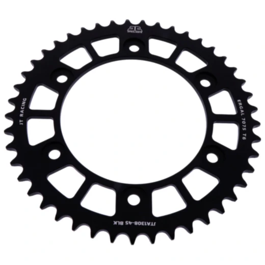 Alu - Kettenrad 45Z Teilung 520 schwarz JT Innendurchmesser 134 Lochkreis 160 passend für: Honda CBR, VTR