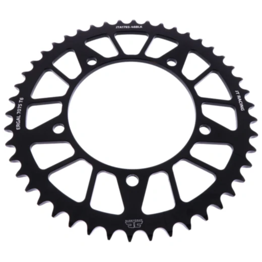 Alu - Kettenrad 46Z Teilung 520 schwarz JT Innendurchmesser 120 Lochkreis 140 passend für: Triumph Bonneville, Scrambler, Thruxton