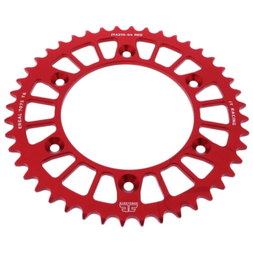 Alu - Kettenrad 44Z Teilung 520 rot JT Innendurchmesser 125 Lochkreis 153 passend für: Honda CRF, CR, XR