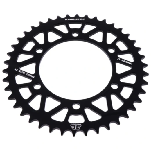 Alu - Kettenrad 42Z Teilung 520 schwarz JT Innendurchmesser 110 Lochkreis 130 passend für: Kawasaki Ninja, GPZ, Z