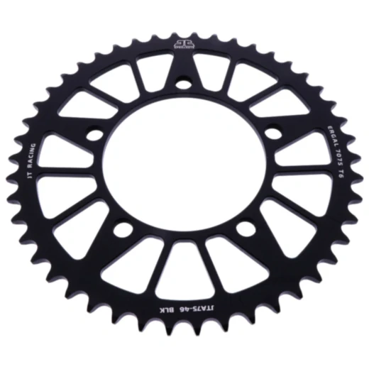 Alu - Kettenrad 46Z Teilung 520 schwarz JT Innendurchmesser 110 Lochkreis 130. 8 passend für: BMW S