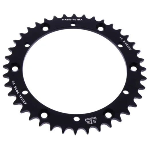 Alu - Kettenrad 40Z Teilung 520 schwarz JT Innendurchmesser 152 Lochkreis 175 passend für: Yamaha YFZ, YFM, YFS