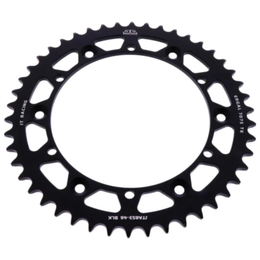 Alu - Kettenrad 46Z Teilung 520 schwarz JT Innendurchmesser 152 Lochkreis 175 passend für: Yamaha YFZ, YFM, YFS