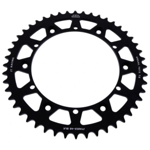 Alu - Kettenrad 48Z Teilung 520 schwarz JT Innendurchmesser 152 Lochkreis 175 passend für: Yamaha YFZ, YFM, YFS