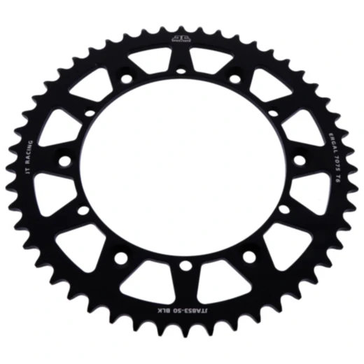 Alu - Kettenrad 50Z Teilung 520 schwarz JT Innendurchmesser 152 Lochkreis 175 passend für: Yamaha YFZ, YFM, YFS