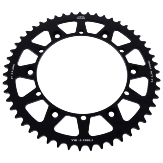 Alu - Kettenrad 51Z Teilung 520 schwarz JT Innendurchmesser 152 Lochkreis 175 passend für: Yamaha YFZ, YFM, YFS