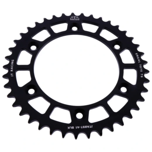 Alu - Kettenrad 41Z Teilung 520 schwarz JT Innendurchmesser 125 Lochkreis 150 passend für: Husqvarna FE, FC, TE